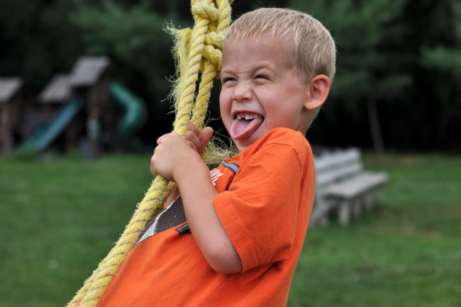 A Luke on the rope swingGreat Country Farms 035